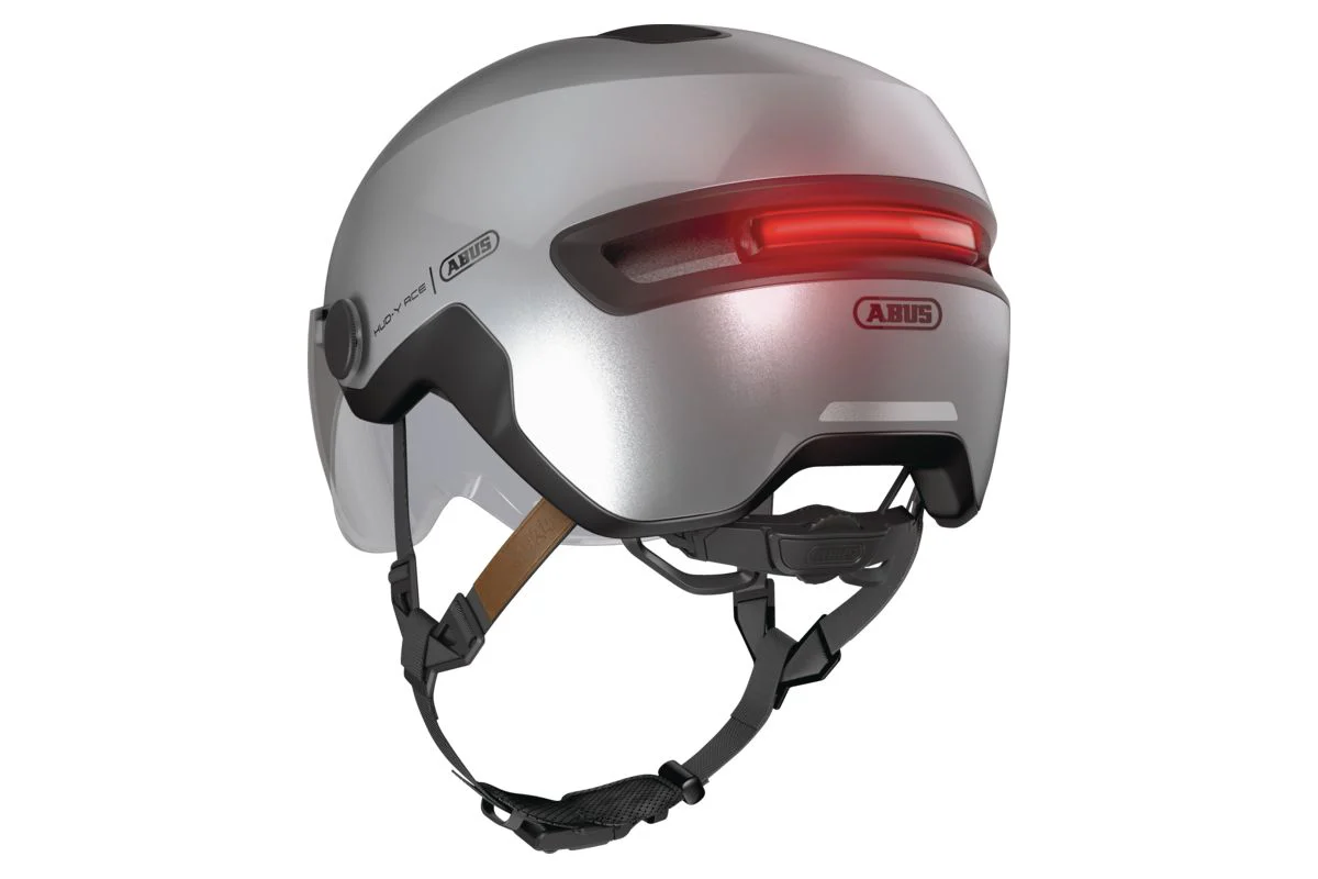 Casque ABUS - HUD-Y ACE Gleam Silver - Image 4
