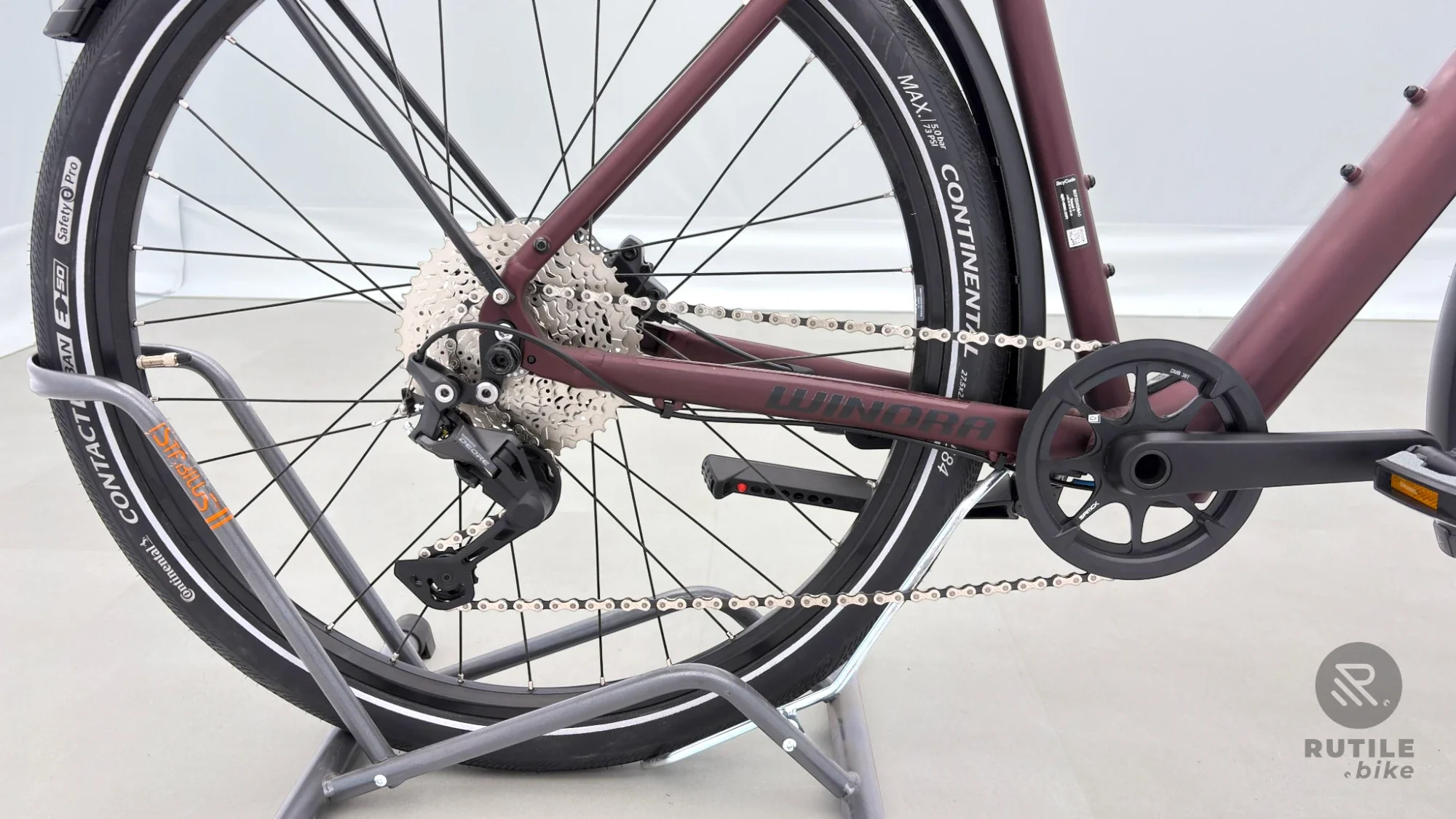 Winora eFlitzer M bordeaux - Image 7