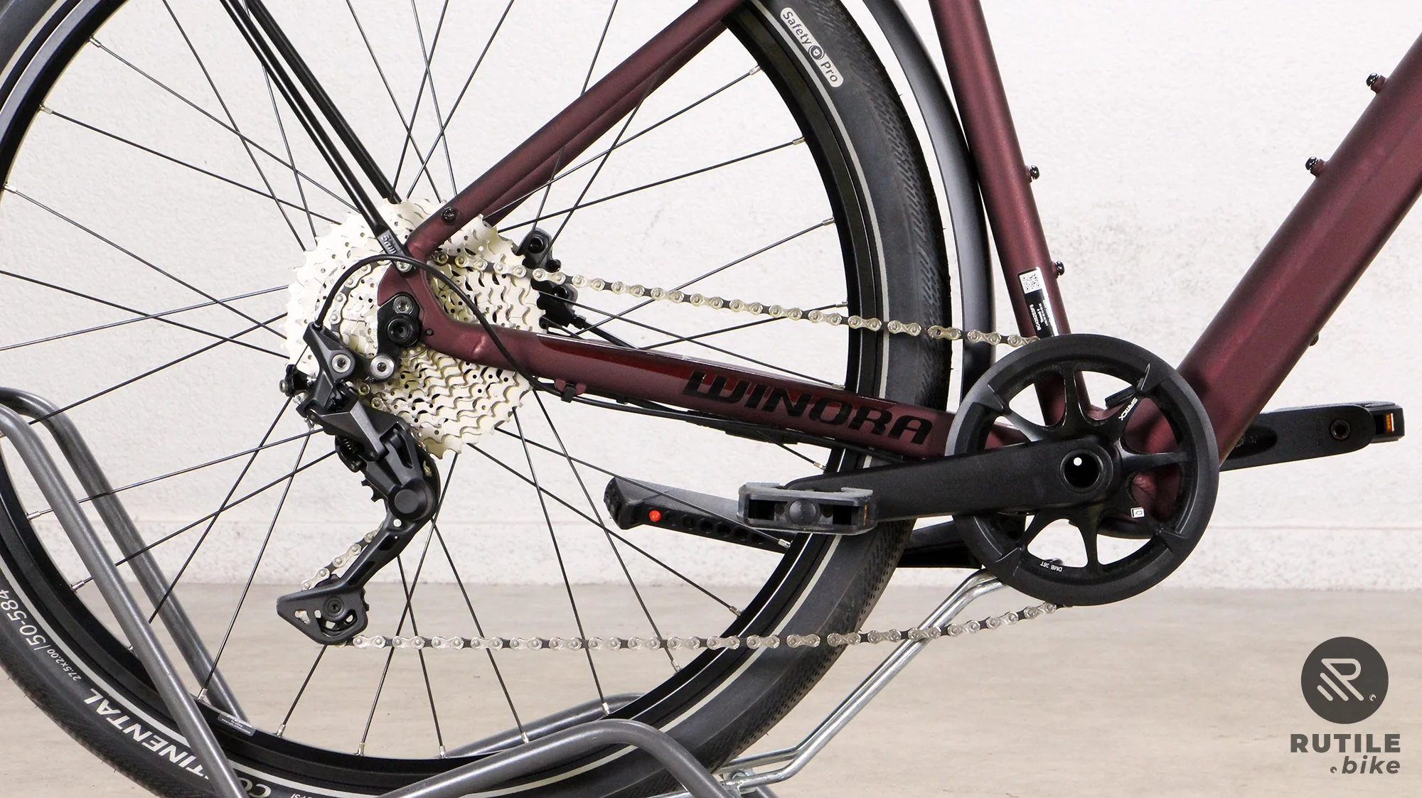 Winora eFlitzer M bordeaux - Image 7